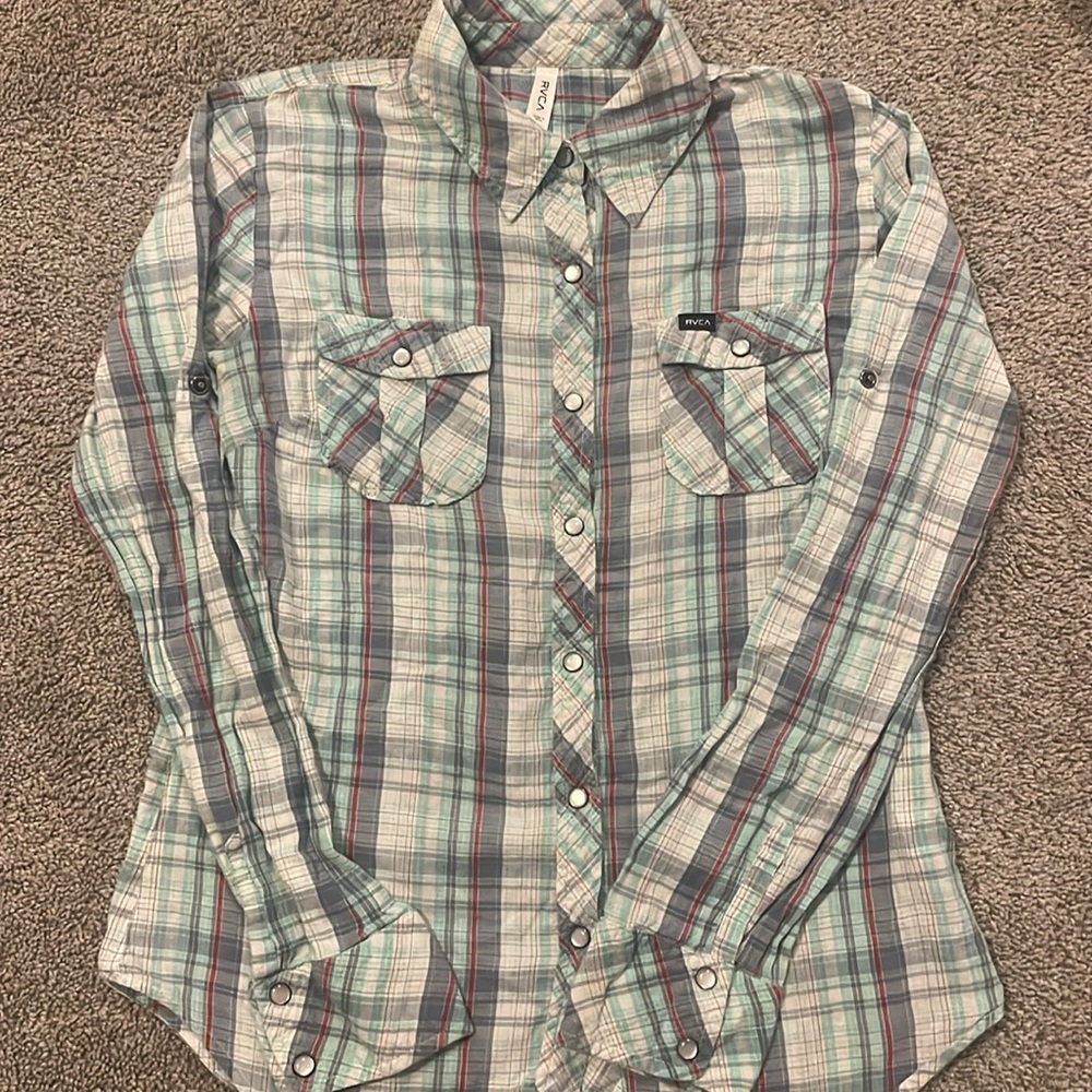 RVCA button up women’s